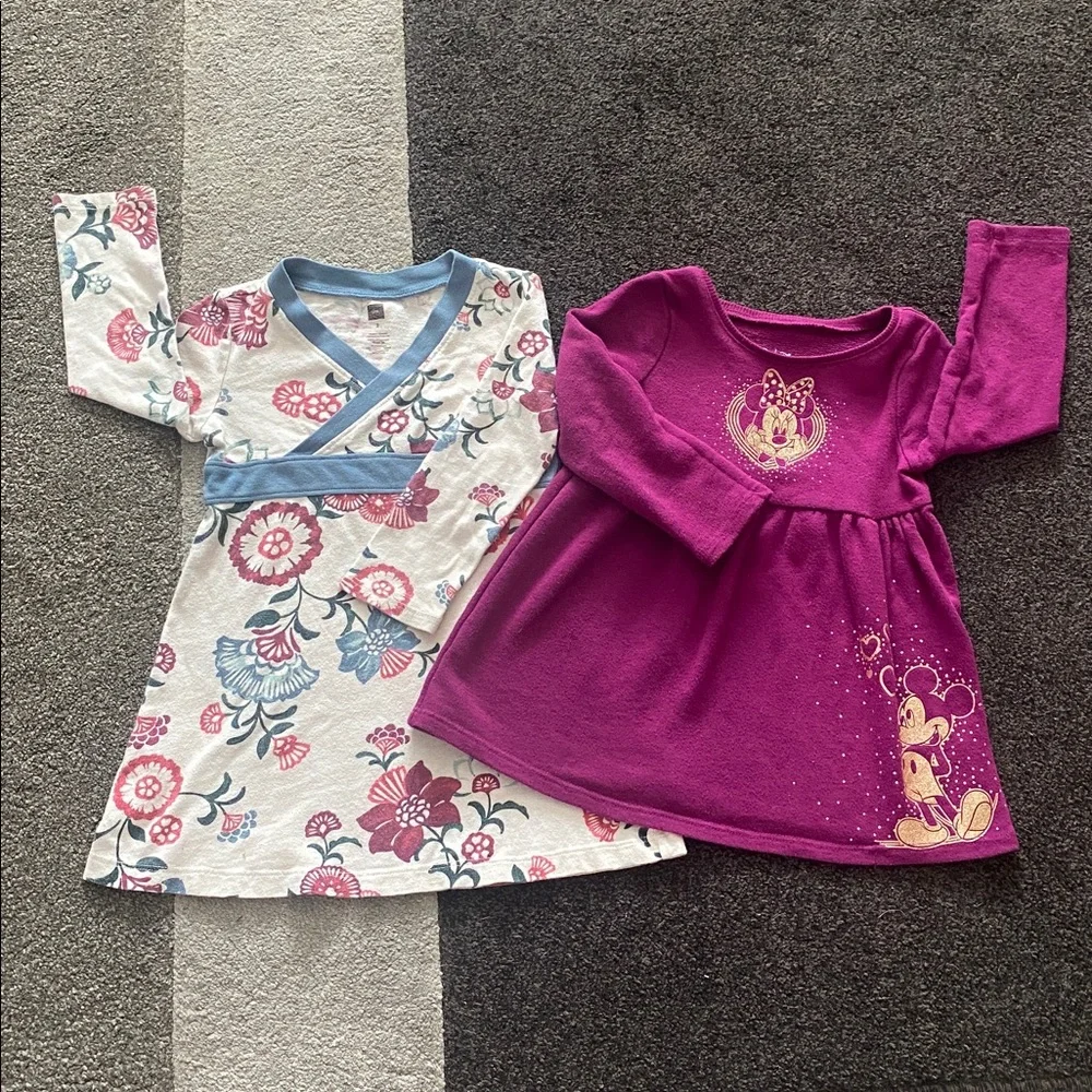 Toddler Girls Tea and Disney Swing Dress Jumping Beans Minnie Mouse 2T